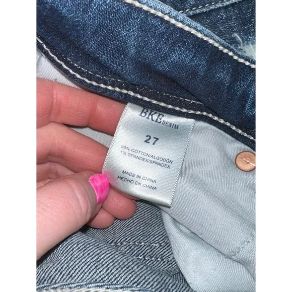 BKE gabby curvy fit high rise ankle skinny jeans size 27 - Picture 4 of 4